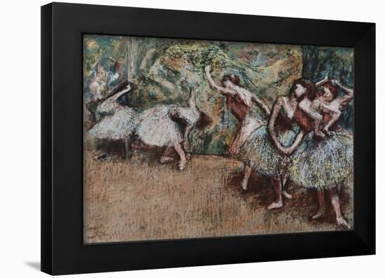 Ballet Scene, about 1907-Edgar Degas-Framed Giclee Print