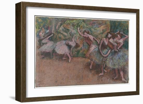 Ballet Scene, c.1907-Edgar Degas-Framed Giclee Print