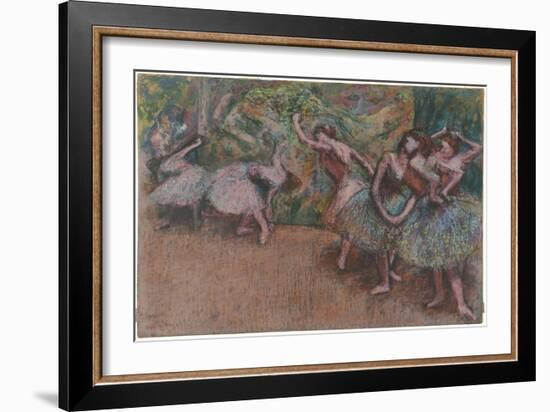 Ballet Scene, c.1907-Edgar Degas-Framed Giclee Print