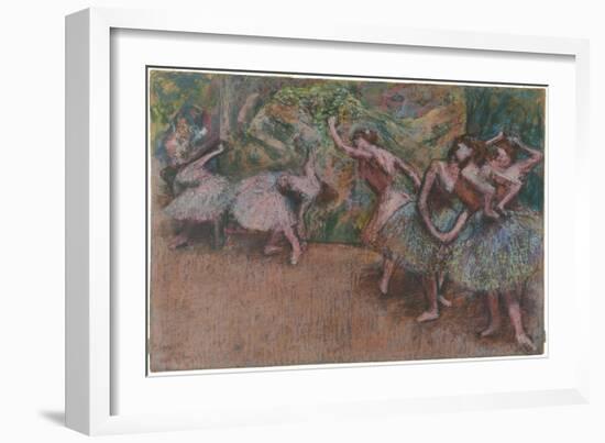 Ballet Scene, c.1907-Edgar Degas-Framed Giclee Print
