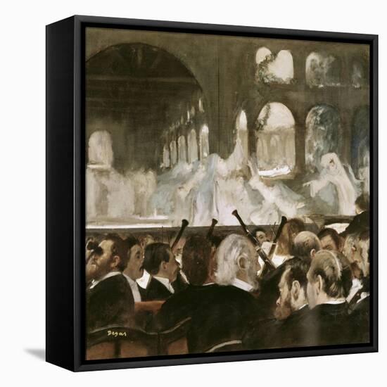 Ballet Scene from Mayerbeer's Roberto Il Diavola-Edgar Degas-Framed Premier Image Canvas