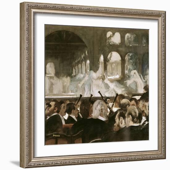 Ballet Scene from Mayerbeer's Roberto Il Diavola-Edgar Degas-Framed Giclee Print