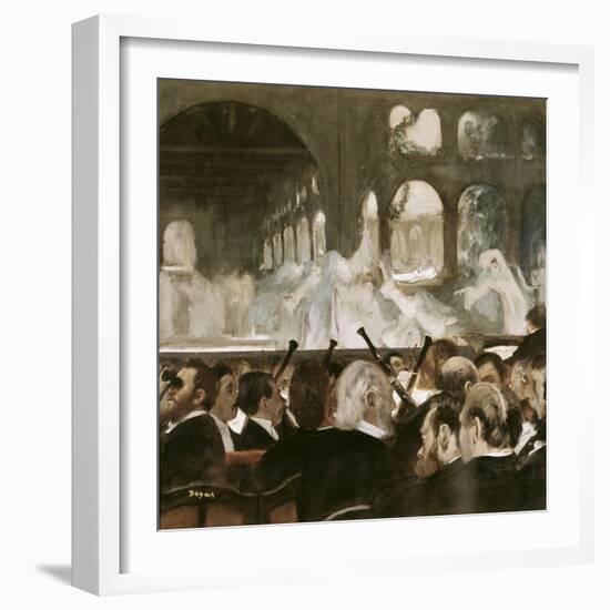 Ballet Scene from Mayerbeer's Roberto Il Diavola-Edgar Degas-Framed Giclee Print