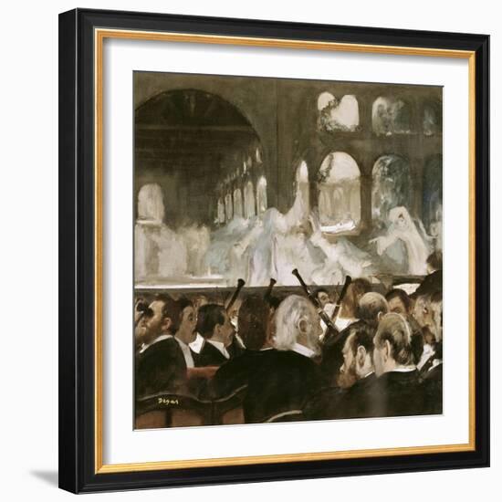 Ballet Scene from Mayerbeer's Roberto Il Diavola-Edgar Degas-Framed Giclee Print