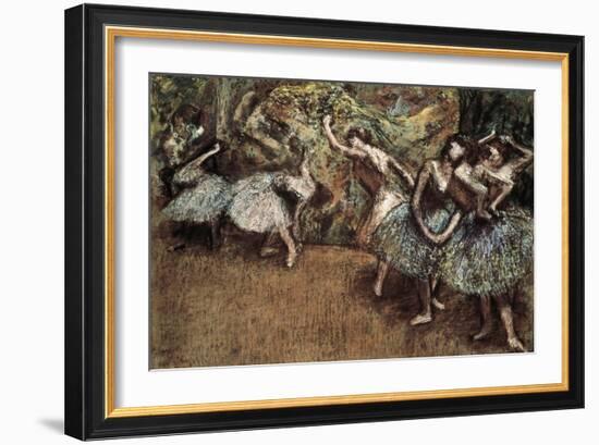 Ballet Scene-Edgar Degas-Framed Art Print