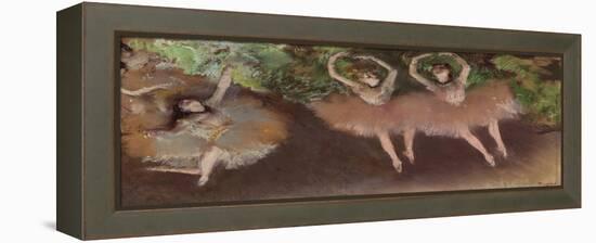 Ballet Scene-Edgar Degas-Framed Premier Image Canvas