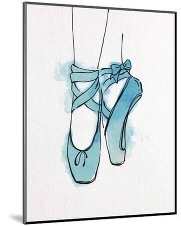 ballet shoes blue