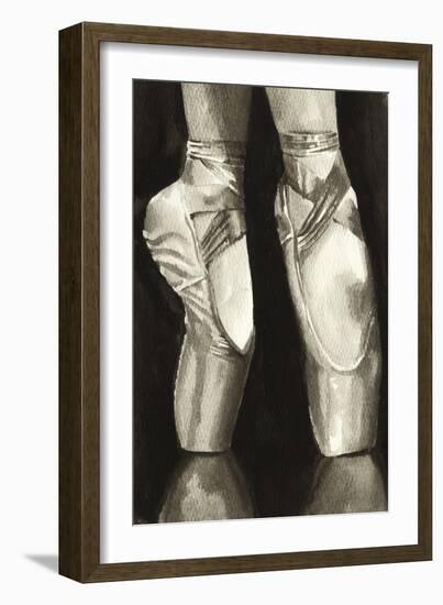 Ballet Shoes II-Grace Popp-Framed Art Print