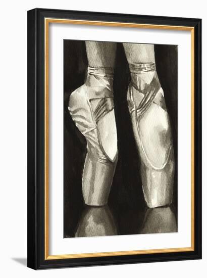 Ballet Shoes II-Grace Popp-Framed Art Print