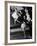 Ballet Teacher Advising Little Girl and Group of Dancers at Ballet Dancing School Look On-Alfred Eisenstaedt-Framed Photographic Print