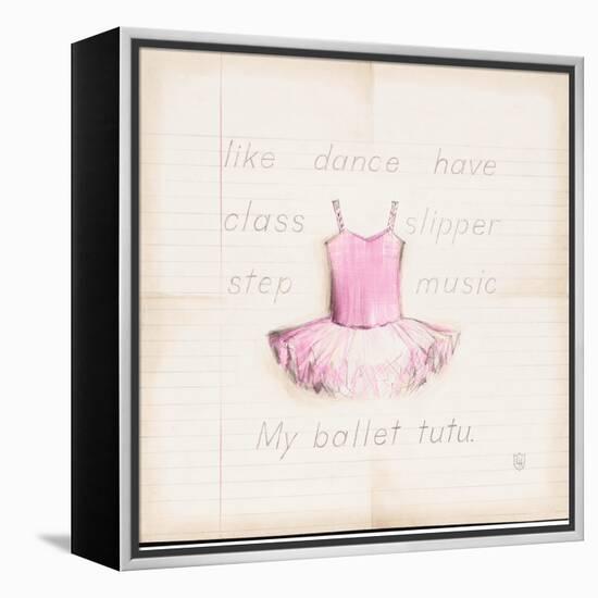 Ballet Tutu-Lauren Hamilton-Framed Stretched Canvas