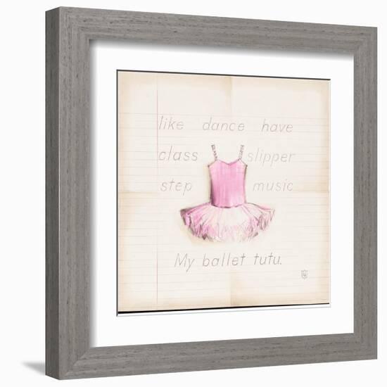 Ballet Tutu-Lauren Hamilton-Framed Art Print