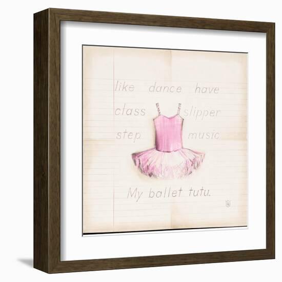 Ballet Tutu-Lauren Hamilton-Framed Art Print