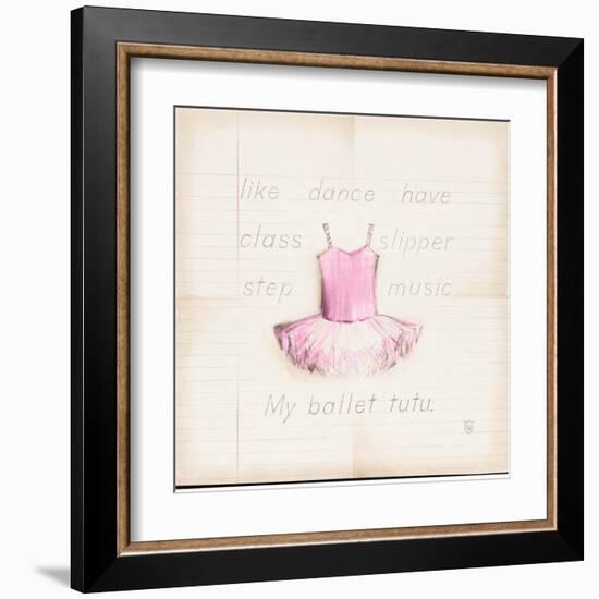 Ballet Tutu-Lauren Hamilton-Framed Art Print