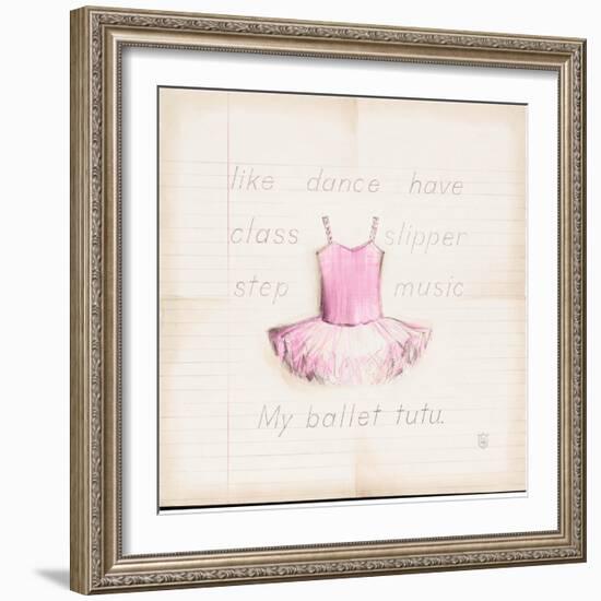 Ballet Tutu-Lauren Hamilton-Framed Art Print