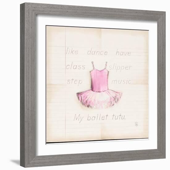 Ballet Tutu-Lauren Hamilton-Framed Art Print