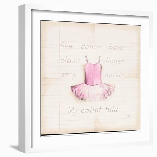 Ballet Tutu-Lauren Hamilton-Framed Art Print