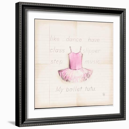 Ballet Tutu-Lauren Hamilton-Framed Art Print