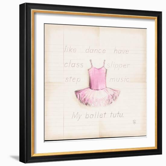 Ballet Tutu-Lauren Hamilton-Framed Premium Giclee Print