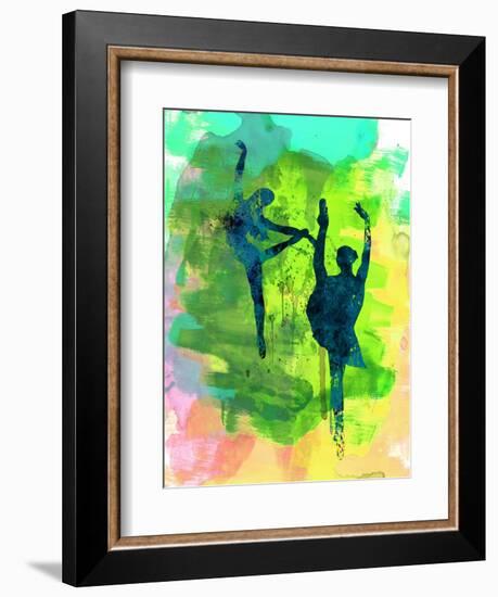 Ballet Watercolor 1-Irina March-Framed Premium Giclee Print