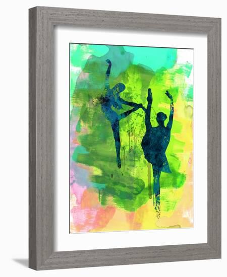 Ballet Watercolor 1-Irina March-Framed Art Print