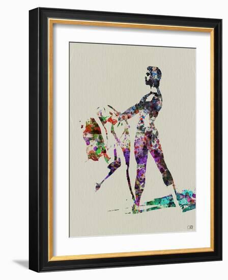 Ballet Watercolor 1-NaxArt-Framed Art Print