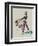 Ballet Watercolor 1-NaxArt-Framed Art Print