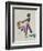 Ballet Watercolor 1-NaxArt-Framed Art Print