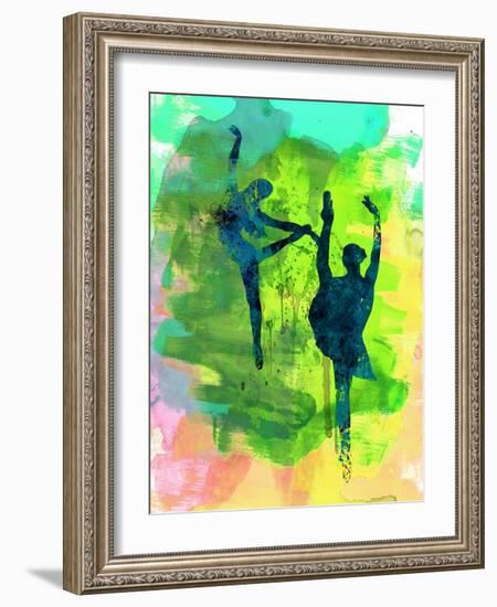 Ballet Watercolor 1-Irina March-Framed Art Print