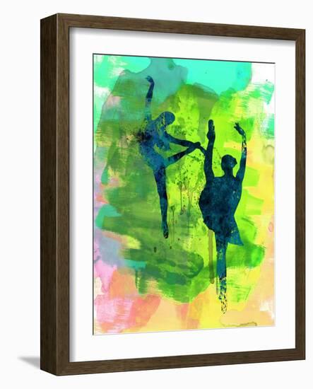 Ballet Watercolor 1-Irina March-Framed Art Print