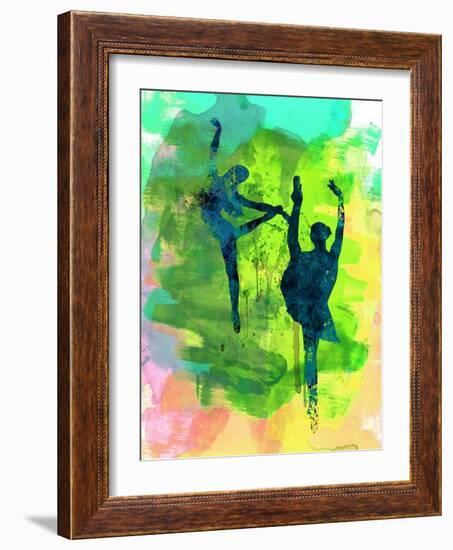 Ballet Watercolor 1-Irina March-Framed Art Print