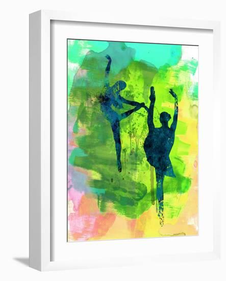 Ballet Watercolor 1-Irina March-Framed Art Print