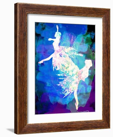 Ballet Watercolor 2-Irina March-Framed Art Print