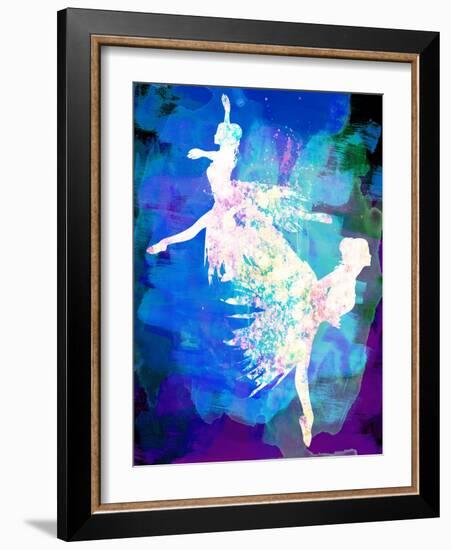 Ballet Watercolor 2-Irina March-Framed Art Print