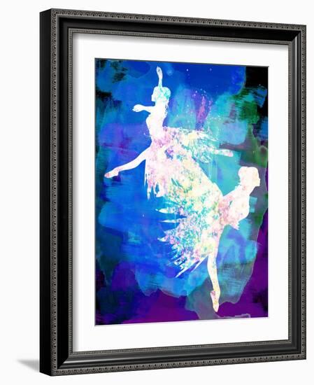 Ballet Watercolor 2-Irina March-Framed Art Print