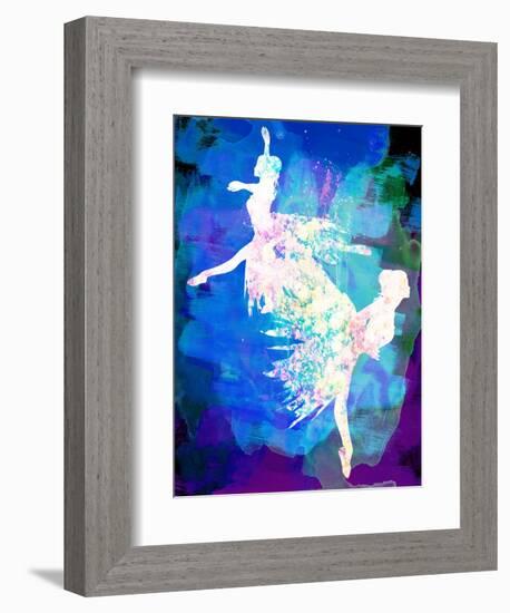 Ballet Watercolor 2-Irina March-Framed Premium Giclee Print
