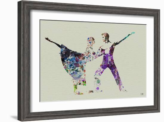 Ballet Watercolor 2-NaxArt-Framed Art Print