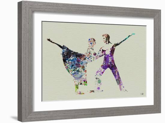 Ballet Watercolor 2-NaxArt-Framed Art Print