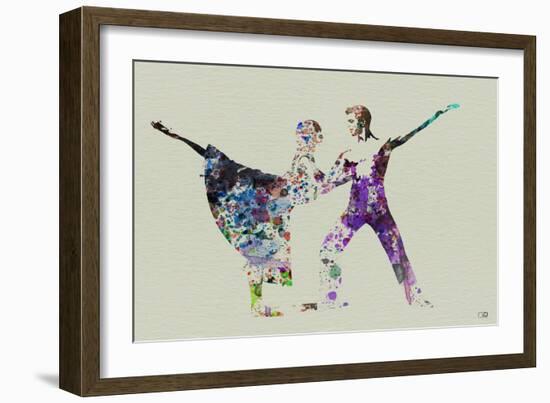 Ballet Watercolor 2-NaxArt-Framed Art Print