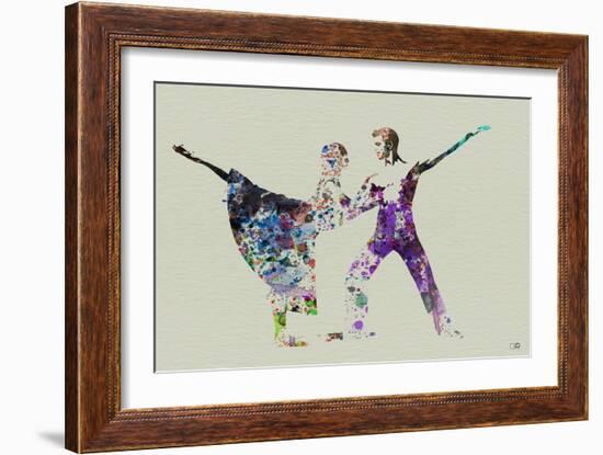 Ballet Watercolor 2-NaxArt-Framed Art Print