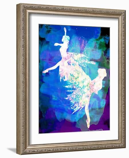 Ballet Watercolor 2-Irina March-Framed Art Print