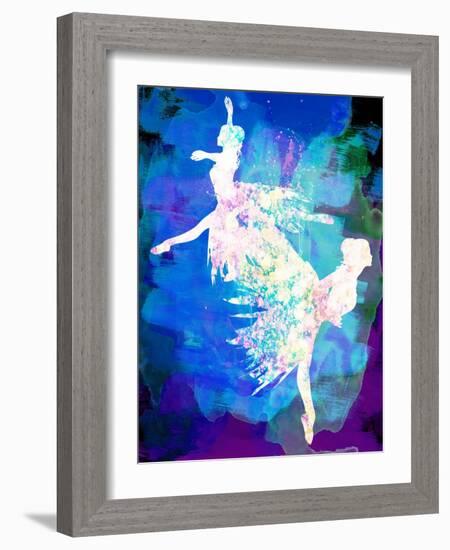 Ballet Watercolor 2-Irina March-Framed Art Print