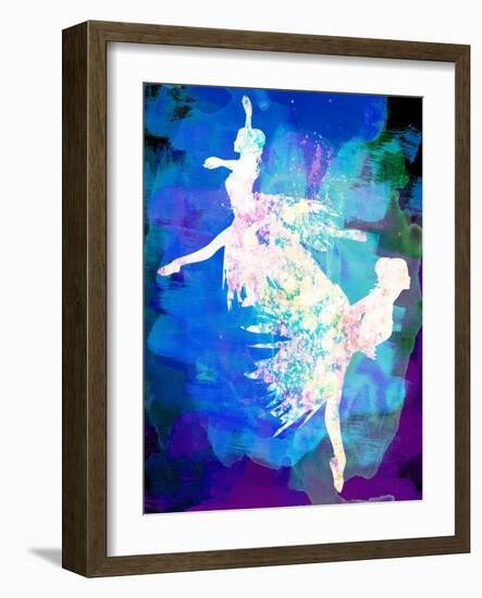 Ballet Watercolor 2-Irina March-Framed Art Print