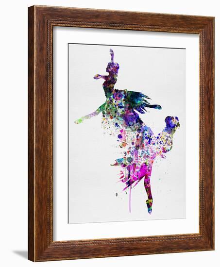 Ballet Watercolor 3-Irina March-Framed Art Print