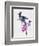 Ballet Watercolor 3-Irina March-Framed Premium Giclee Print