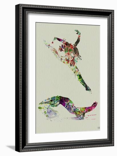 Ballet Watercolor 3-NaxArt-Framed Art Print