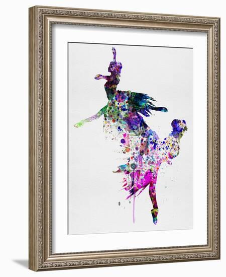 Ballet Watercolor 3-Irina March-Framed Art Print