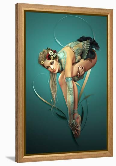 Ballet-Atelier Sommerland-Framed Stretched Canvas