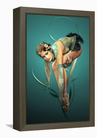 Ballet-Atelier Sommerland-Framed Stretched Canvas