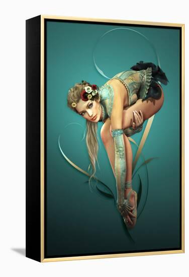 Ballet-Atelier Sommerland-Framed Stretched Canvas